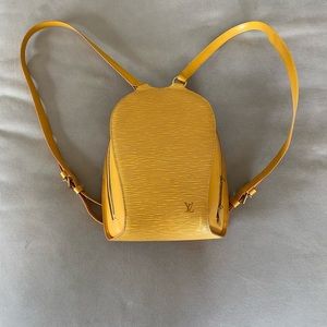 Authentic Louis Vuitton Yellow Mabillon backpack